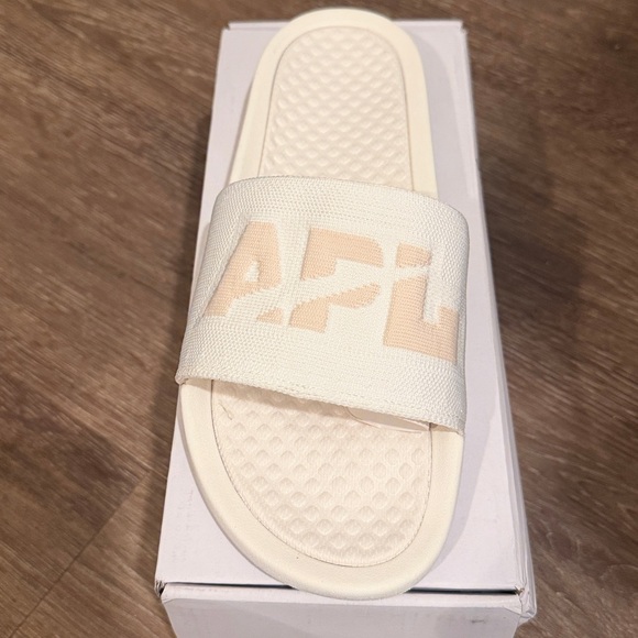 APL Men’s BL Techloom slide Ivory / Bleach off white size 10 NEW main image 5